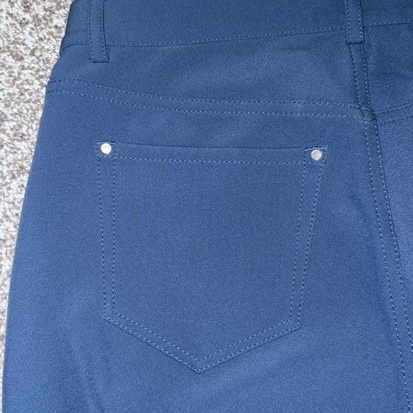 Lafayette 148 Mercer Pant in Teal Blue - Picture 6 of 6